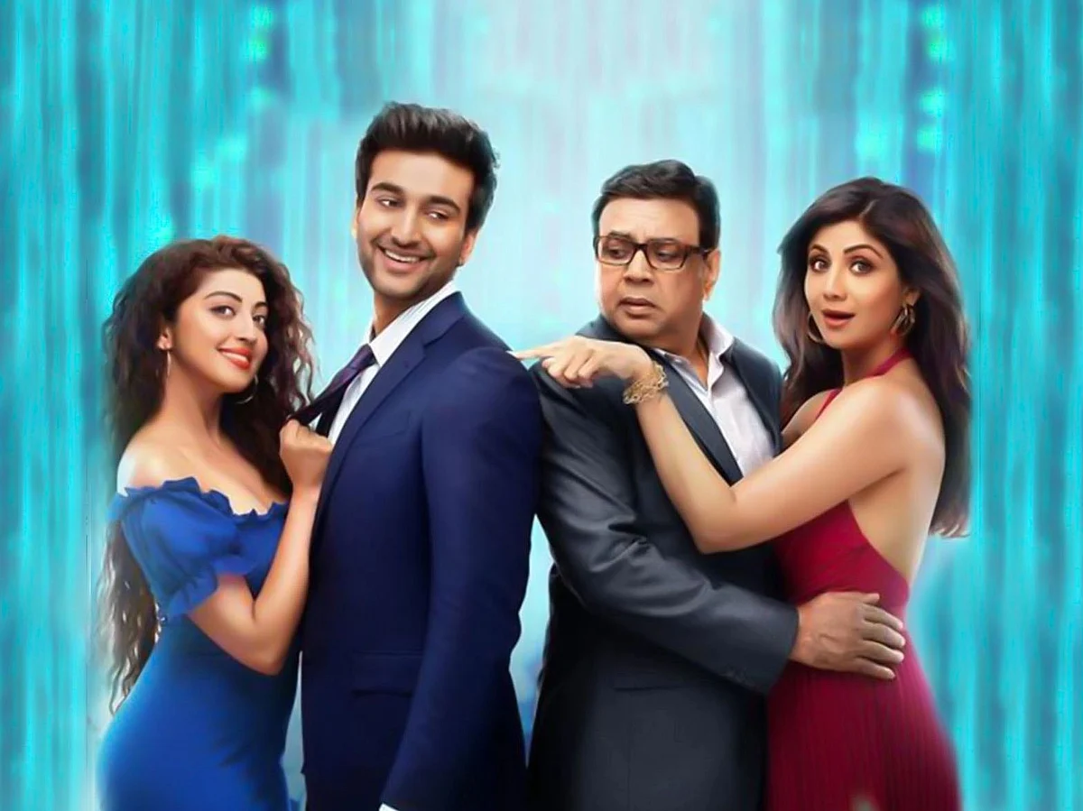 Pranitha Subhash, Mezaan Jaffrey, Paresh Rawal and Shilpa Shetty in Hungama 2