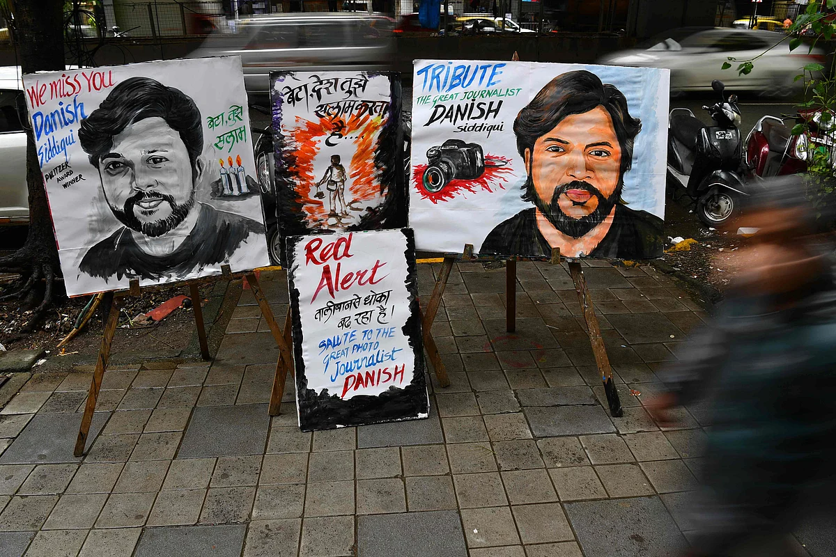 In Pics: Tribute to journalist Danish Siddiqui who was killed covering fighting between Afghan security forces and Taliban