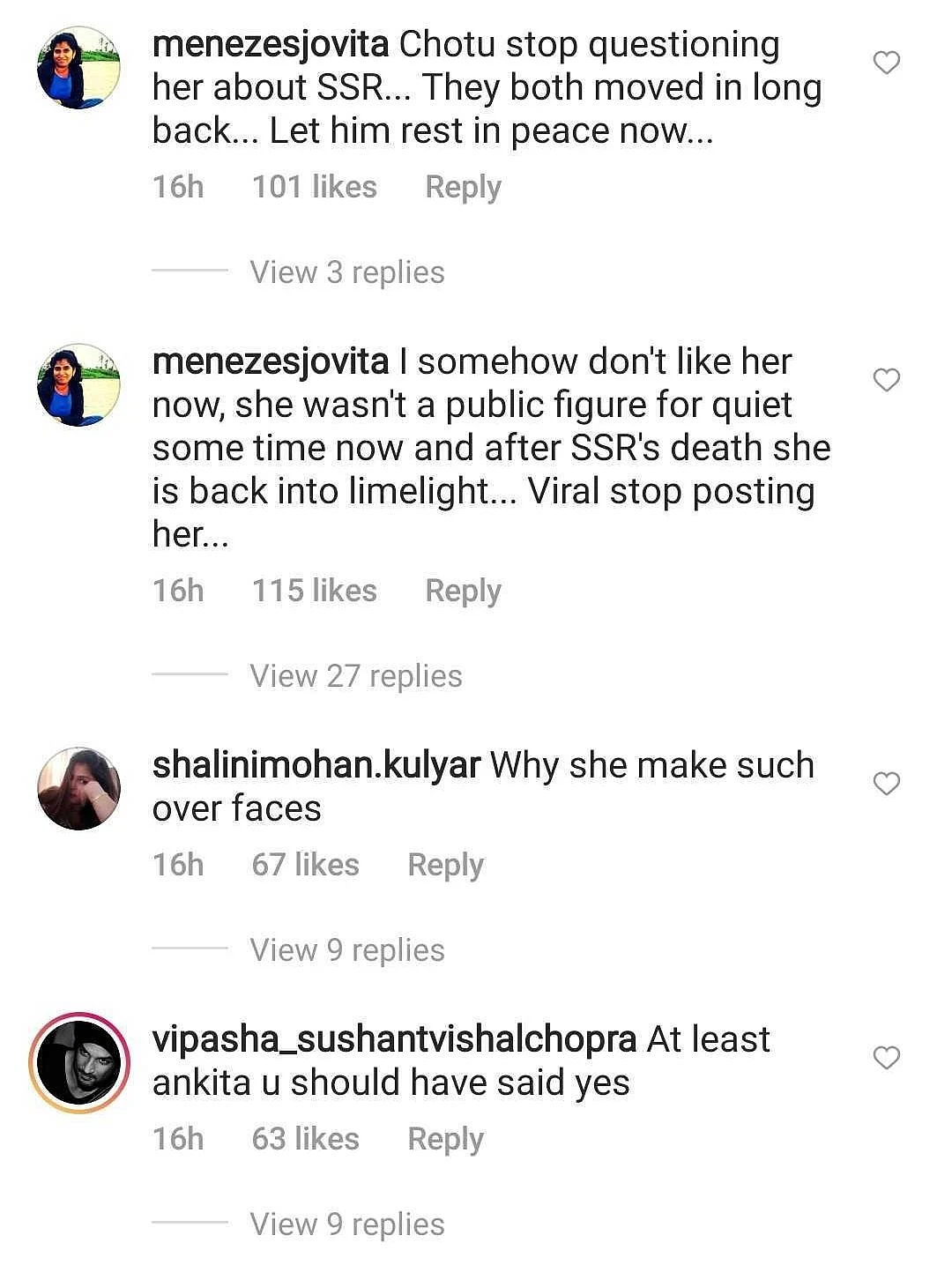 Watch: Ankita Lokhande trolled for saying ‘grow up’ on being asked about Sushant Singh Rajput