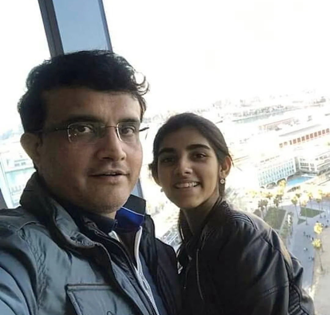 Sana and Sourav having a gala time