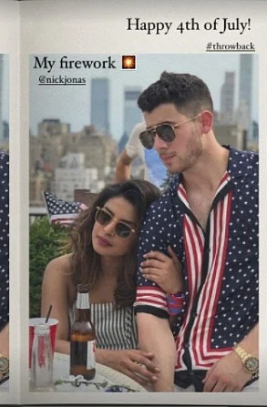 Priyanka Chopra shares pic with her 'firework' Nick Jonas to mark Fourth of July