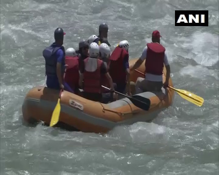 Jammu and Kashmir government started rafting activities in Ganderbal to boost adventure sports and tourism after COVID-19 cases have declined in the state.