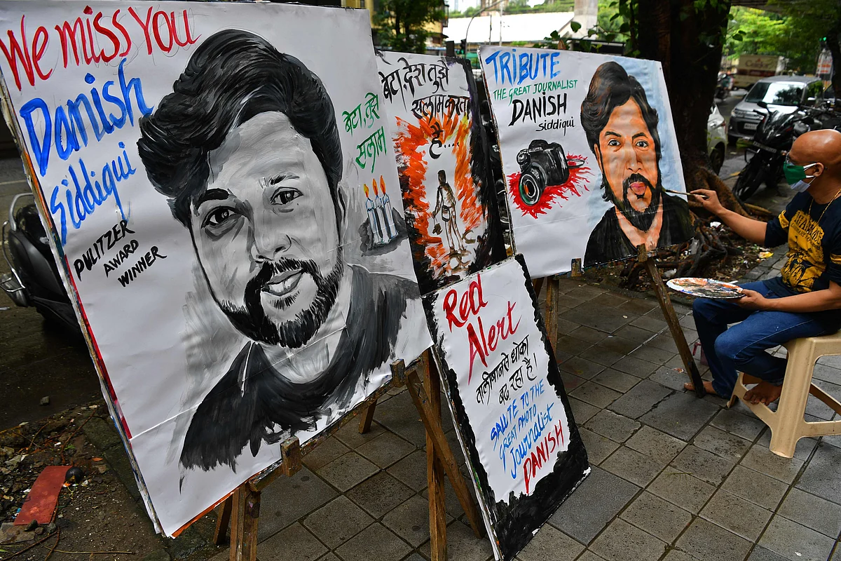 In Pics: Tribute to journalist Danish Siddiqui who was killed covering fighting between Afghan security forces and Taliban