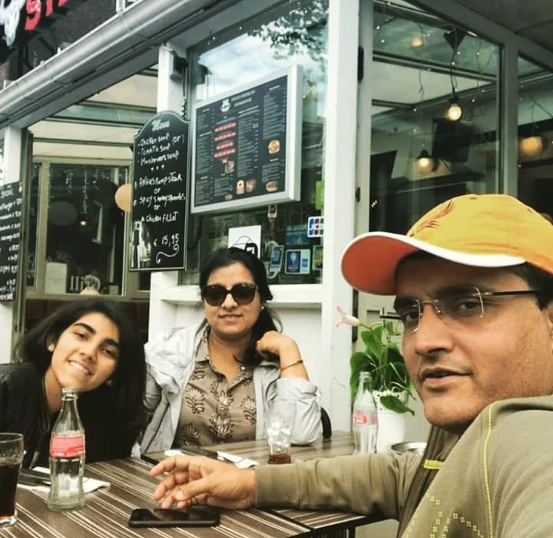 Family fun time with Sourav Ganguly