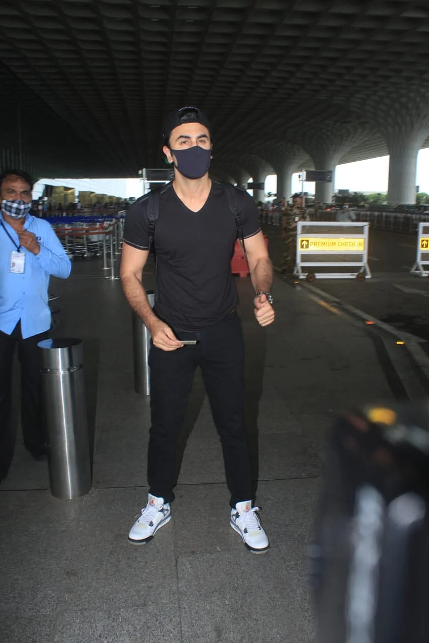 In Pics: Ranbir Kapoor, Shraddha Kapoor and Dimple Kapadia jet off to Delhi for Luv Ranjan's next
