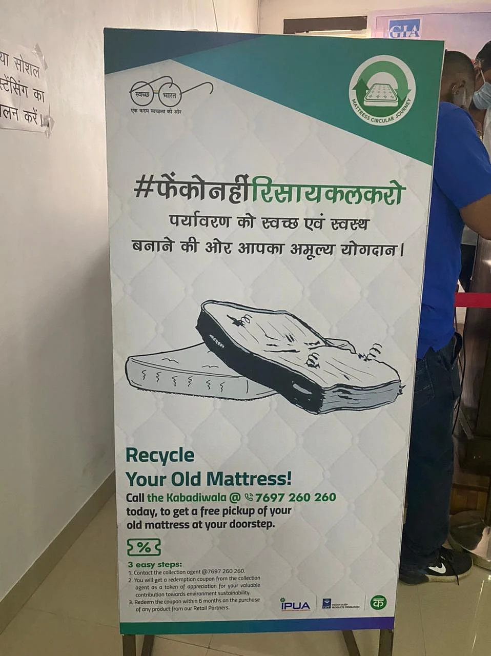 Mattresses need redemption: India's first mattress recycling campaign launched in Bhopal