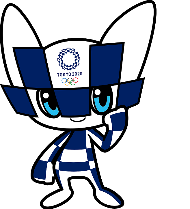 Miraitowa, the official mascot of the 2020 Summer Olympics in Tokyo