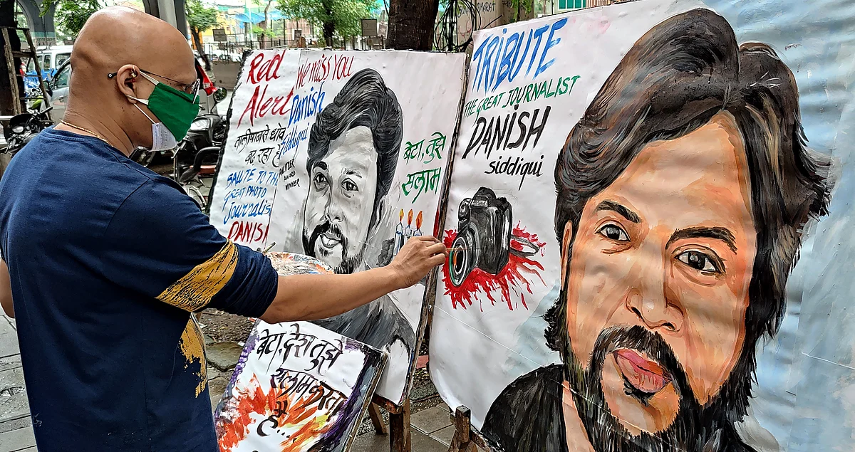 In Pics: Tribute to journalist Danish Siddiqui who was killed covering fighting between Afghan security forces and Taliban