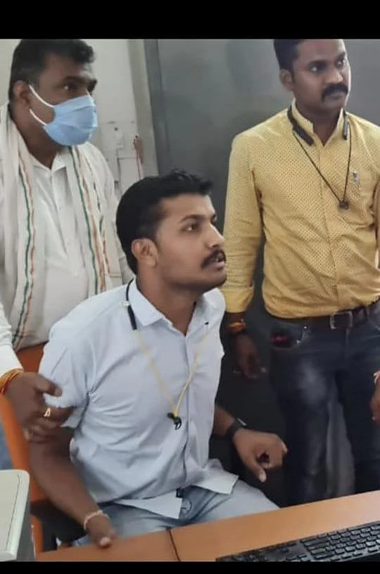 Computer operator Sachin Vishwakarma