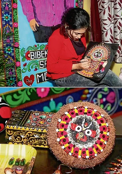 Jagannath rath yatra: Motor mechanic makes mini chariots with foodgrains