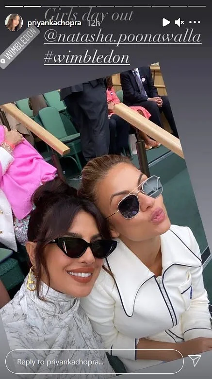 In Pics: Priyanka Chopra's attends Wimbledon finals with Natasha Poonawalla; shares glimpses of 'girls day out'