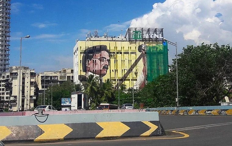 Dadasaheb Phalke’s mural in Bandra