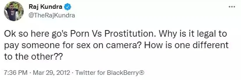 ‘Politicians are watching porn’: Amid arrest, Raj Kundra’s old tweets on ‘porn vs prostitution’ go viral
