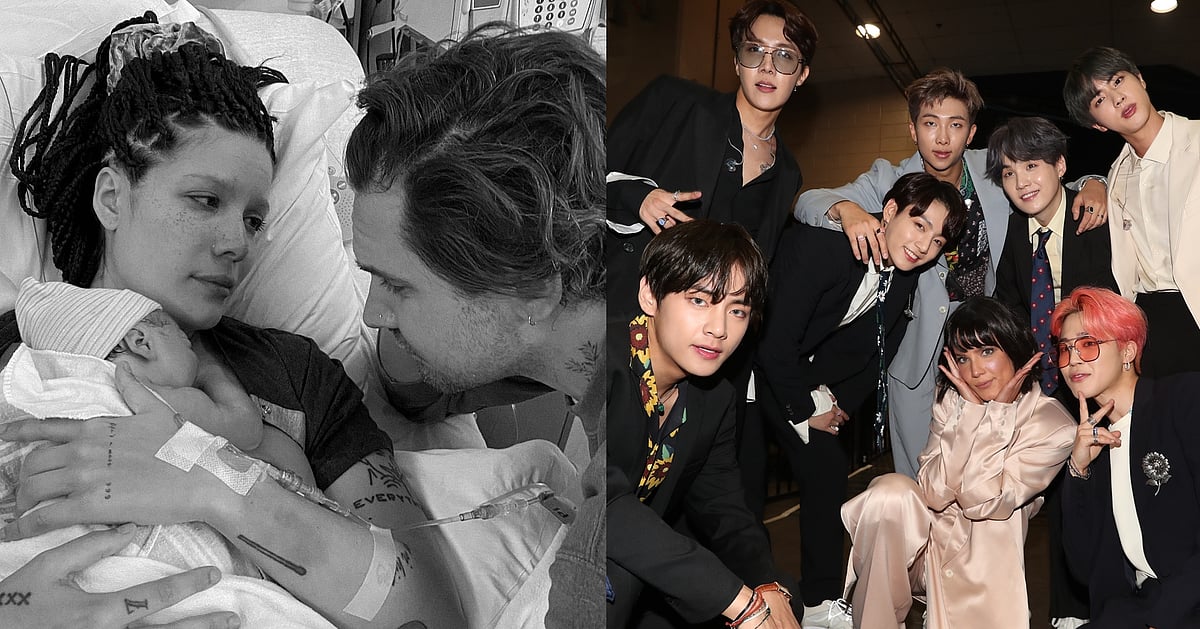 Halsey welcomes first child with boyfriend Alev Aydin; BTS, Demi Lovato and others extend wishes - Vimarsana News