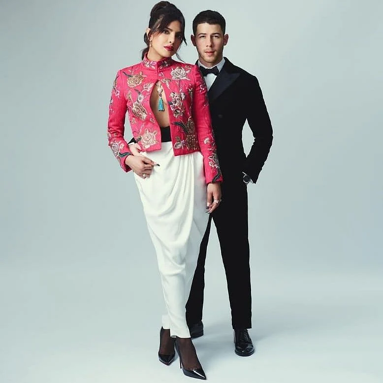 The breathtaking couple: Mr. and Mrs. Jonas