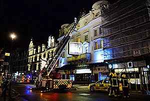 London theatre ceiling collapse under investigation