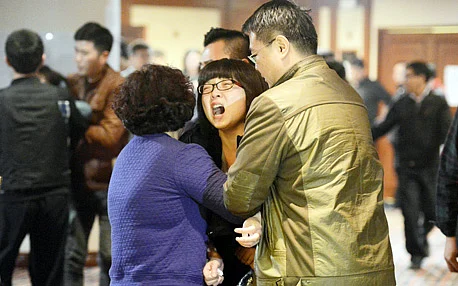 Malaysia says jet went down in sea