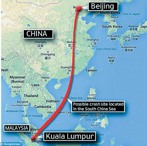 Satellites got signal from missing plane