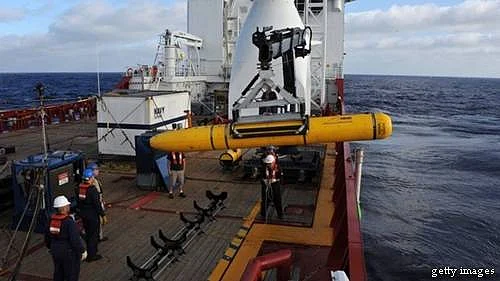 Missing plane:Robotic submarine completes third search