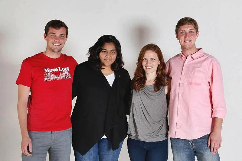 Shruti Shah second from left
