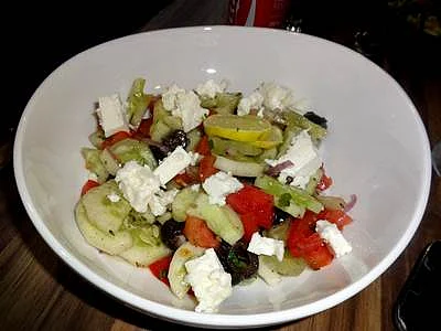 Pick the Greek salad