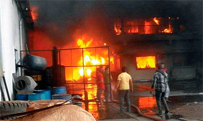 Incense sticks factory gutted in fire