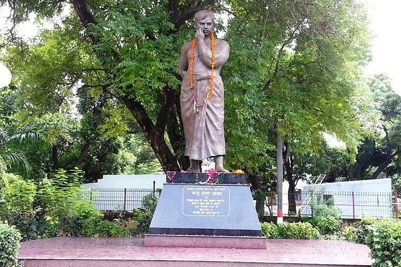 Statue of Chandra Shekhar Azad vandalised