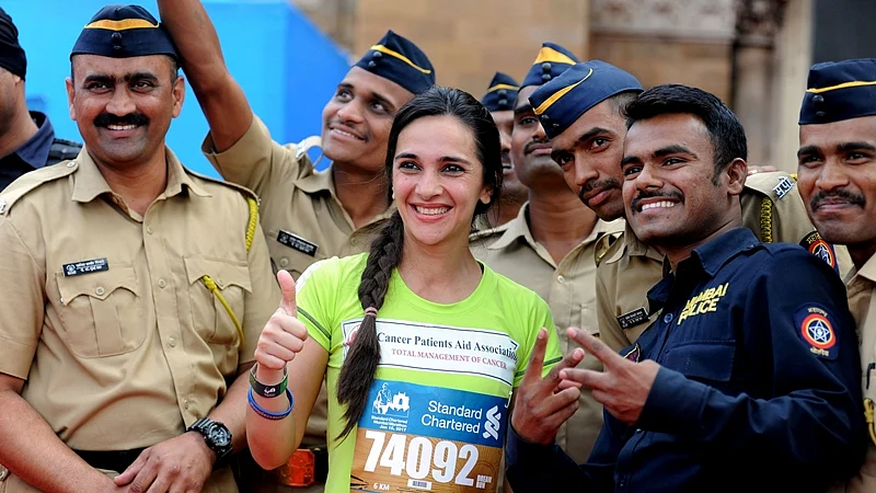 In pictures: These celebrities made Mumbai Marathon a star-studded affair