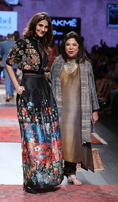 Actress Vaani Kapoor walks for Ritu Kumar at LFW SR 17
