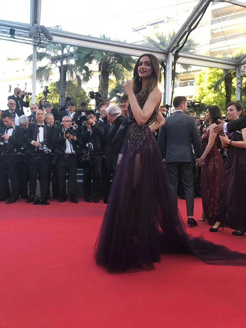 Cannes day 1: Deepika Padukone stuns in a flawless Marchesca gown. In pics