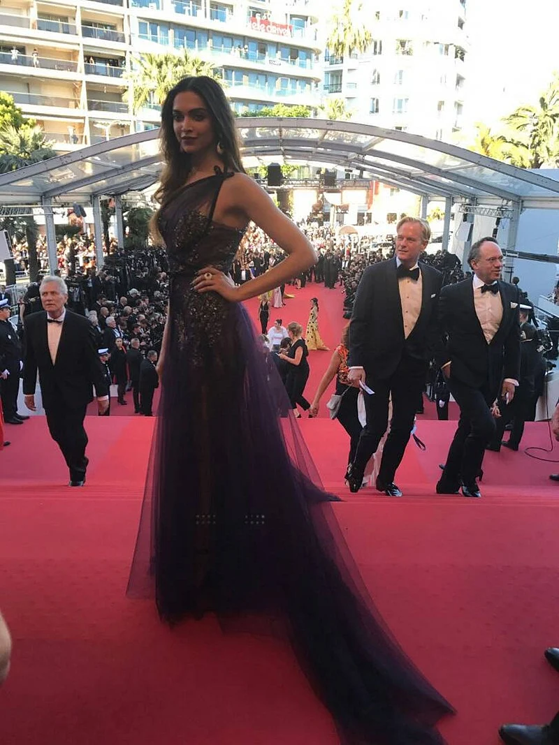 Cannes day 1: Deepika Padukone stuns in a flawless Marchesca gown. In pics