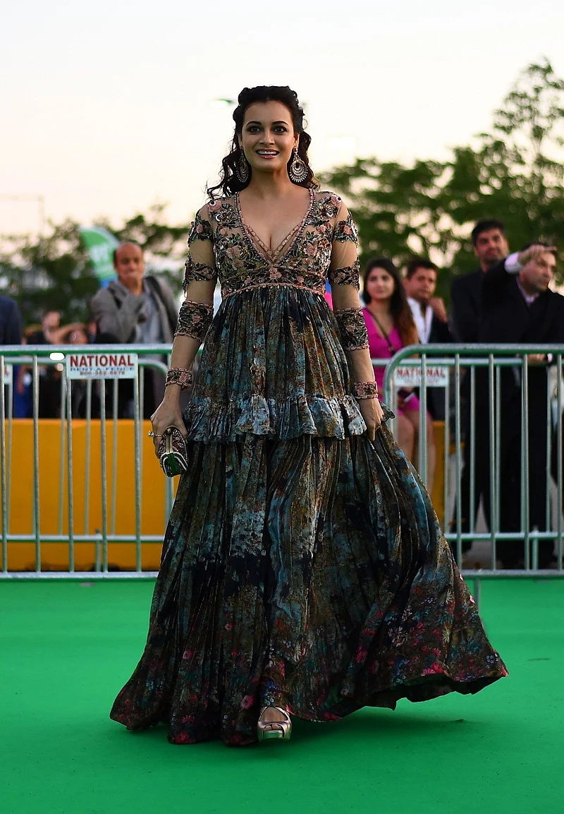 Bollywood actress Dia Mirza arrives for the IIFA Awards of the 18th International Indian Film Academy (IIFA) Festival at the MetLife Stadium in East Rutherford, New Jersey, on July 15, 2017. / AFP PHOTO / JEWEL SAMAD