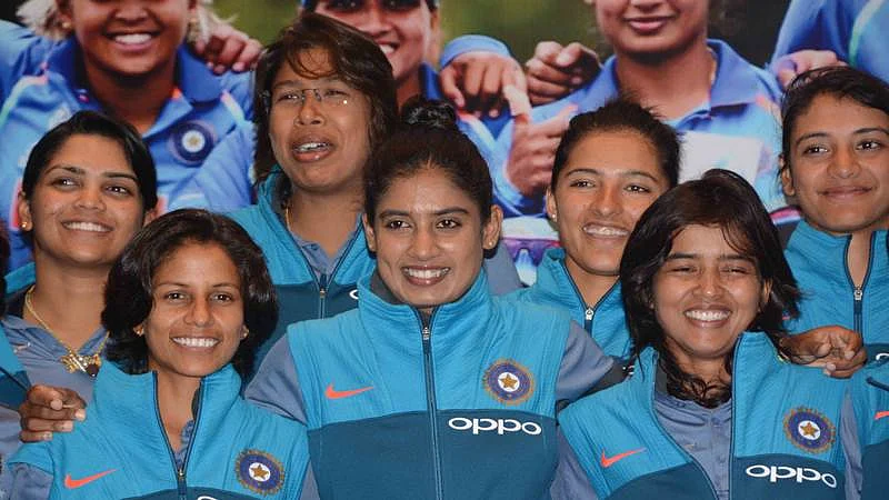 Mumbai: Woman Cricket team arrival take a press conference in Mumbai after world cup at JW Marriott Mumbai. Photo . BL SONI