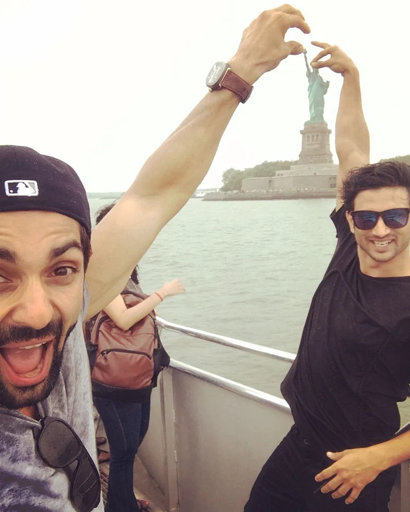 IIFA 2017: Sushant Singh Rajput and Karan Wahi go exploring in New York