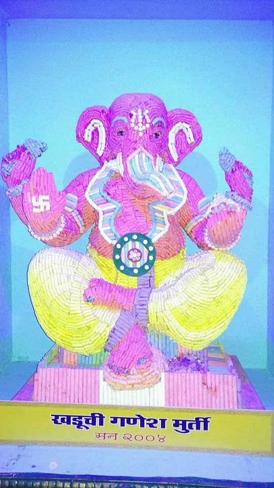 OMG! This Mumbai mandal’s Ganesha is made from 1,00,101 agarbattis