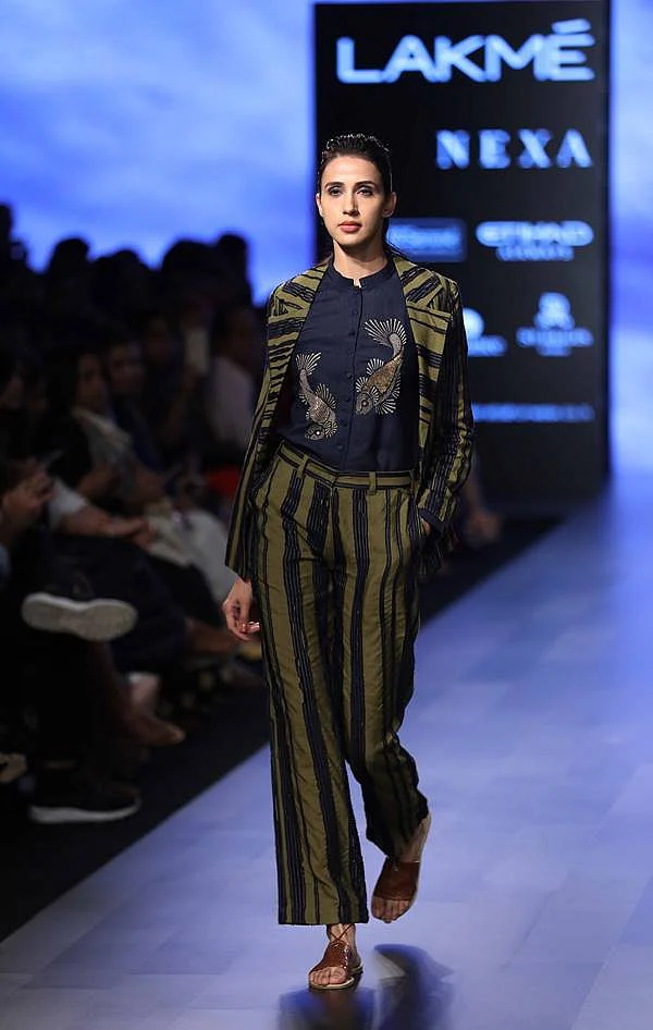 Model walks for Vineet Kataria and Rahul Arya