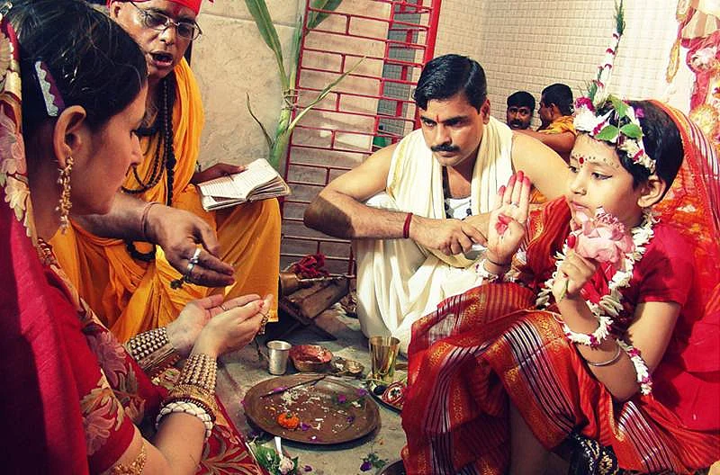 Kumari Puja is one of the key rituals followed during Durga Puja