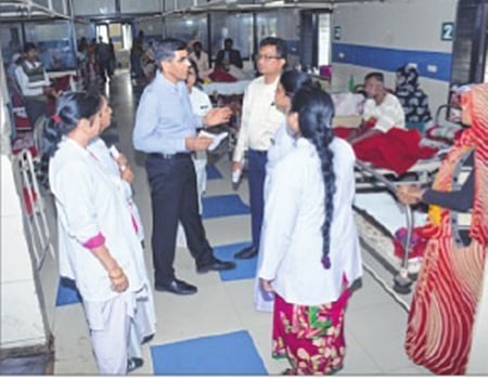 Indore: ACS skips fire-torn NICU during MYH visit
