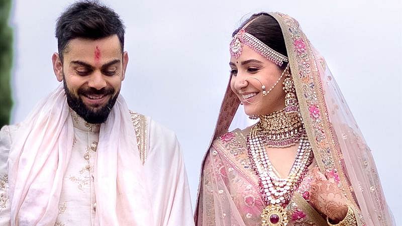 virat kohli marriage dress