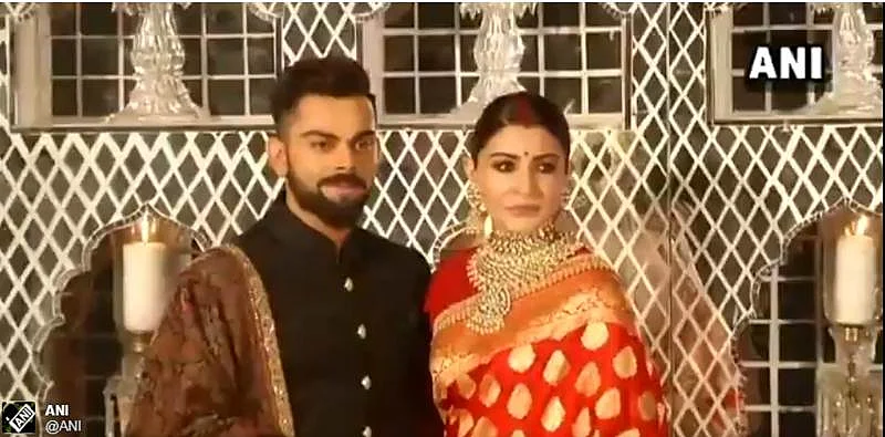 Virat Kohli and Anushka Sharma’s lavish wedding reception in Delhi, see photos
