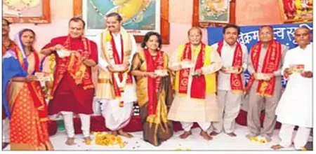 Ujjain: Host of celebration programme organised on onset of Vikram Samvat 2075