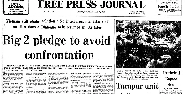 Image published in the Free Press Journal – May 30, 1972 issue
