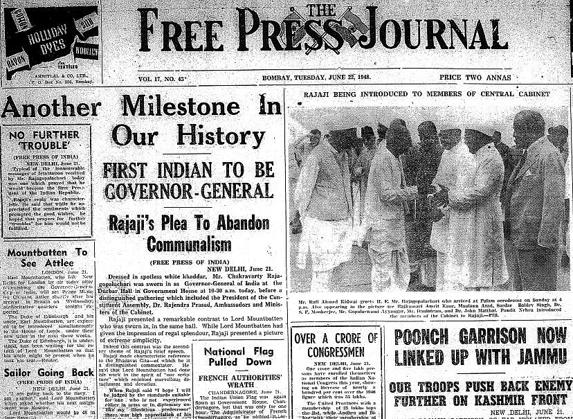On This Day in History: June 21, 1948 – Lord Mountbatten resigned as the Governor General of India