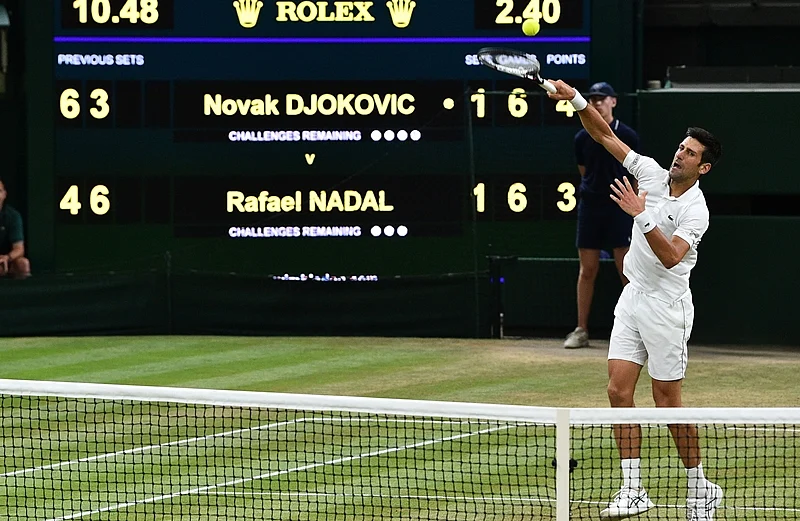 Wimbledon 2018 men’s semi-final highlights: Anderson beats Isner in marathon, Nadal struggling against Djokovic