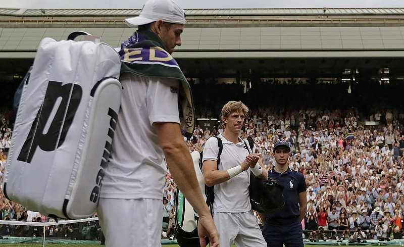 Wimbledon 2018 men’s semi-final highlights: Anderson beats Isner in marathon, Nadal struggling against Djokovic