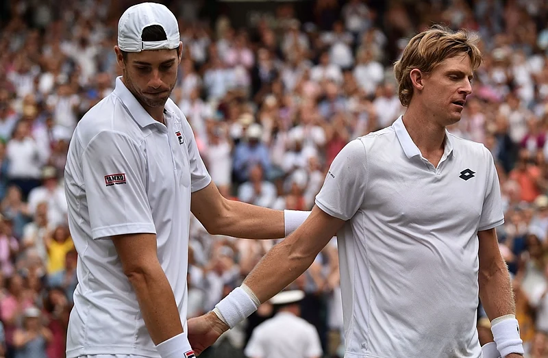 Wimbledon 2018 men’s semi-final highlights: Anderson beats Isner in marathon, Nadal struggling against Djokovic