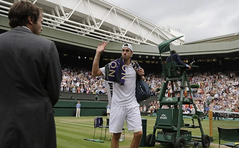 Wimbledon 2018 men’s semi-final highlights: Anderson beats Isner in marathon, Nadal struggling against Djokovic