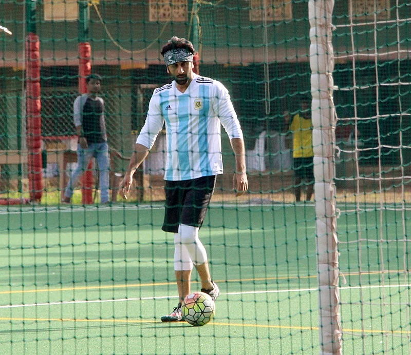 Basking in ‘Sanju’ glory, Ranbir Kapoor enjoys football with cousins Armaan, Aadar Jain; sporty pics