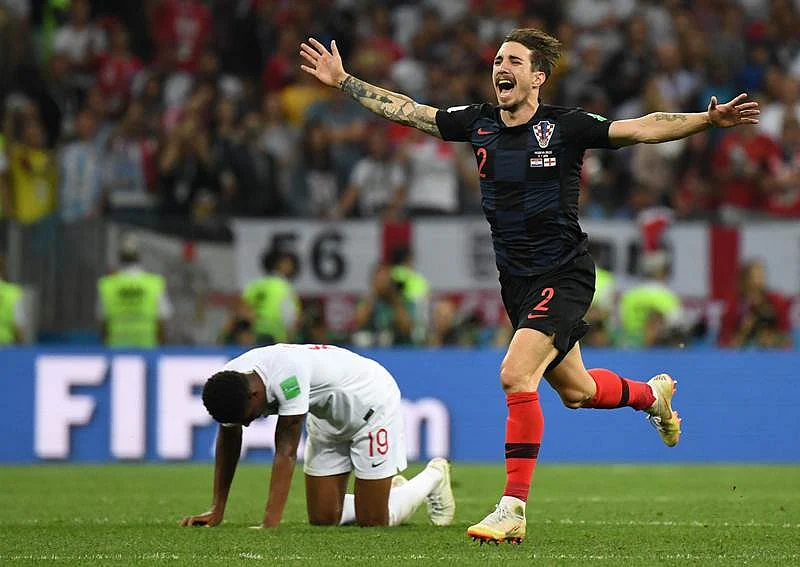 Croatia’s defender Sime Vrsaljko