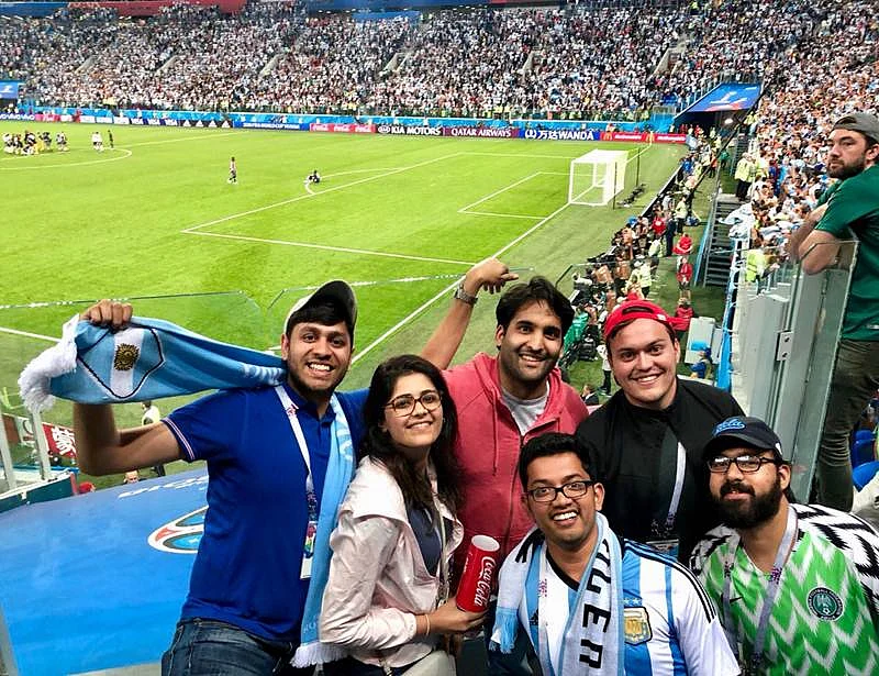 Rhea Malhotra with friends